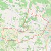 Trace GPS Vers le château des Evèques à Larressingle, itinéraire, parcours