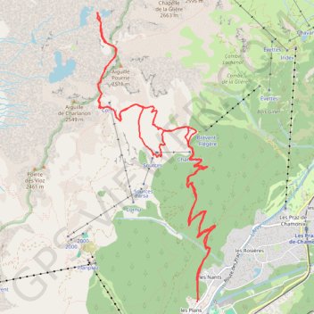 Trace GPS Lacs Noirs, itinéraire, parcours