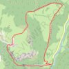 Trace GPS Combe de Chenevoye (Vercors), itinéraire, parcours