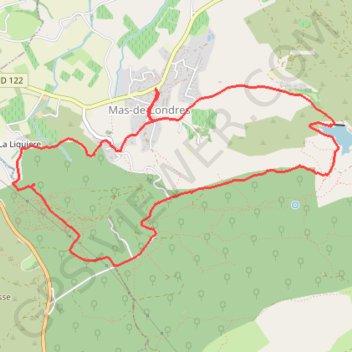 Trace GPS Mas de Londres (Hérault), itinéraire, parcours