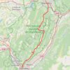 Trace GPS Grenoble Chambéry par le GR 9 et le GR 96, itinéraire, parcours