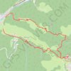 Trace GPS Château de Montségur par le Sentier Cathare, itinéraire, parcours