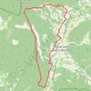 Trace GPS Rando pédestre Les crêtes de Rozier Drôme, itinéraire, parcours