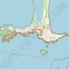 Trace GPS Presqu'île de Giens - Grand tour, itinéraire, parcours