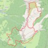 Trace GPS La Plagne - Le Granier (aller par l'Alpette et le Pas des Barres, retour par la Balme à Colon), itinéraire, parcours