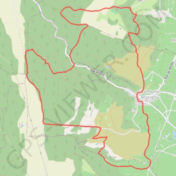 Trace GPS De saint Barbe à la Taupe, itinéraire, parcours