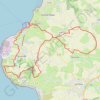 Trace GPS Balade hivernale canton des Pieux - Diélette, itinéraire, parcours