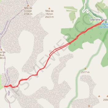 Trace GPS Col de braisse, itinéraire, parcours