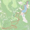 Trace GPS col du cabaretou lac de vesole, itinéraire, parcours