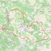 Trace GPS St Sulpice vers Réparsac Breville 47 kms, itinéraire, parcours
