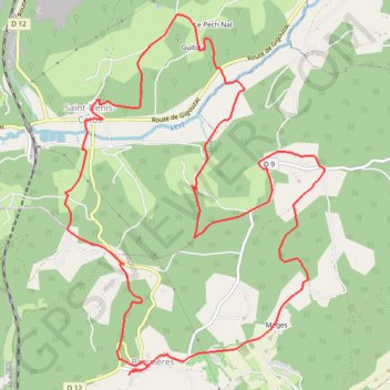 Trace GPS Saint Medard-Catus, itinéraire, parcours