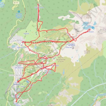 Trace GPS Ski Chamrousse, itinéraire, parcours