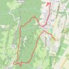 Trace GPS Saint Geoges par Barraux, itinéraire, parcours