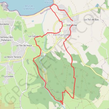 Trace GPS La Vallée des Moulins, itinéraire, parcours