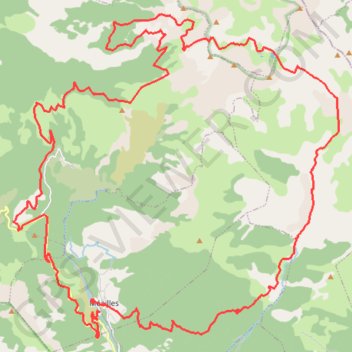 Trace GPS Tour du Grand Coyer, itinéraire, parcours