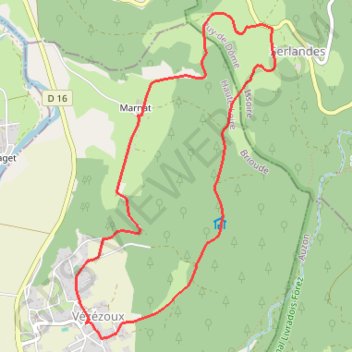 Trace GPS Entre bassin minier et cultures dans le Livradois, itinéraire, parcours