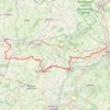 Trace GPS Voie 2DB-T03 - Vitre - La-Chapelle-St-Aubin, itinéraire, parcours