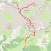 Trace GPS Col de l'Espaul - Mont Démant - Mont Mounier - Combe de Crousette, itinéraire, parcours