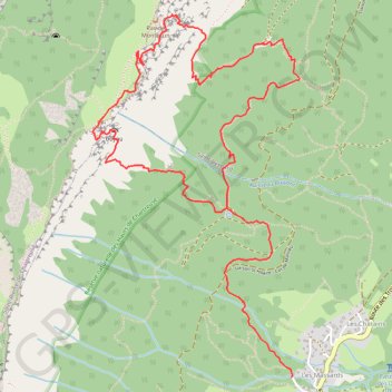 Trace GPS Par les Pas de Montbrun et de Rocheplane depuis les Massards, itinéraire, parcours