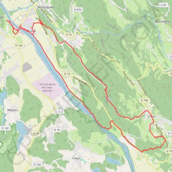 Trace GPS Le Bayard - Lhuis, itinéraire, parcours