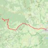 Trace GPS Haut Folin - Autun, itinéraire, parcours