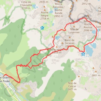 Trace GPS Mont Ténibre Septembre, itinéraire, parcours