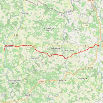 Trace GPS chemin Matys cond - mont, itinéraire, parcours