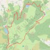 Trace GPS Lacs du Guéry et lac de Servières, itinéraire, parcours