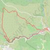 Trace GPS Rando Minerve gorges de la Cesse, itinéraire, parcours