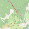 Trace GPS Les Chamousses - Torrent Le Couleau, itinéraire, parcours