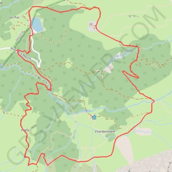 Trace GPS Le tour des alpages de Fréterolles à charbonnière, itinéraire, parcours