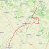 Trace GPS De Wasigny à Château Porcien (Chemin de Compostelle), itinéraire, parcours