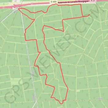 Trace GPS 12km boucle, itinéraire, parcours