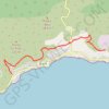 Trace GPS De Vignola à La Parata, itinéraire, parcours