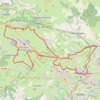 Trace GPS Rodez Agglomeration - Circuit 17 - Les grands chemins, itinéraire, parcours
