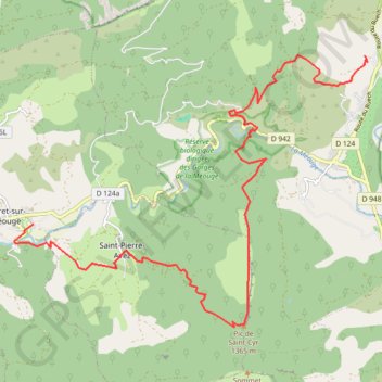 Trace GPS Le tour de la Méouge - J2, itinéraire, parcours