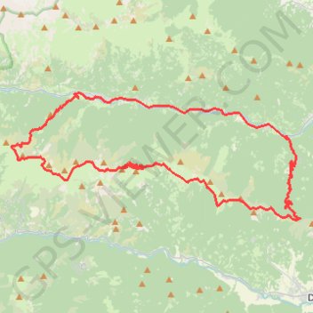 Trace GPS Monte Nebin (Val Varaita), itinéraire, parcours