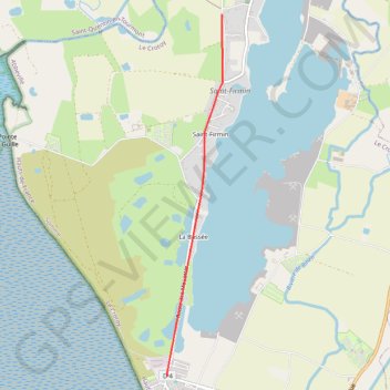 Trace GPS Circuit Avocette - Baie de Somme, itinéraire, parcours