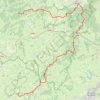 Trace GPS GR131 Randonnée du Mont-Beuvray (Morvan) à Le Châtelot (Saône-et-Loire), itinéraire, parcours