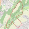 Trace GPS Les hauteurs de Fleurieu-sur-Saône, itinéraire, parcours