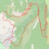 Trace GPS Petite boucle à Levens, itinéraire, parcours