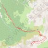 Trace GPS Pointe du Sifflet depuis Prabert (Belledonne), itinéraire, parcours