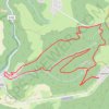 Trace GPS Sur la commune de Siersthal, le Simserhof et Fatima, itinéraire, parcours