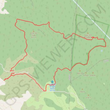 Trace GPS L'Éléphant de pierre et les Aiguilles de Valbelle, itinéraire, parcours