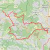 Trace GPS Boucle Villeneuve-Loubet - Boit - Roquefort - Villeneuve-Loubet, itinéraire, parcours