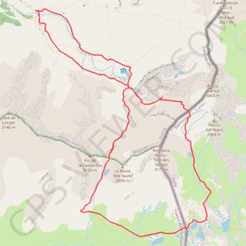 Trace GPS Tour du Pic des Toillies, itinéraire, parcours