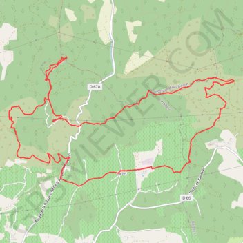 Trace GPS Sainte Anne de Goiron, itinéraire, parcours