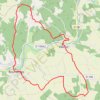 Trace GPS Boucle de Bourdeilles, itinéraire, parcours