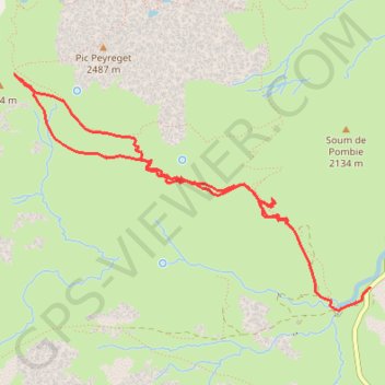 Trace GPS Col d'ilou, itinéraire, parcours