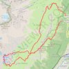 Trace GPS Le lac Blanc et les Chalets des Cheserys, itinéraire, parcours